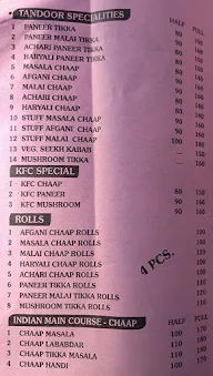 Sai Chaap Corner menu 5