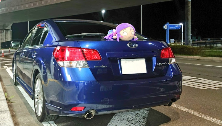レガシィB4の洗車・ドライブ・レガシィB4・ラブライブ！・傷消しWAXに関するカスタム事例の投稿画像1枚目