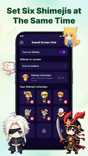 Screenshot Kawaii Shimeji Screen Pet