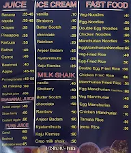 Sri Himani Fruit Juice And Fast Food Centre menu 1