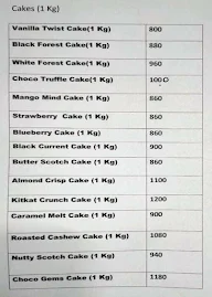 Crusto Cake menu 1