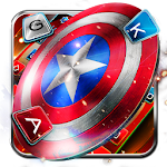 Cover Image of ダウンロード Captain America Shield Keyboard Theme 10001006 APK