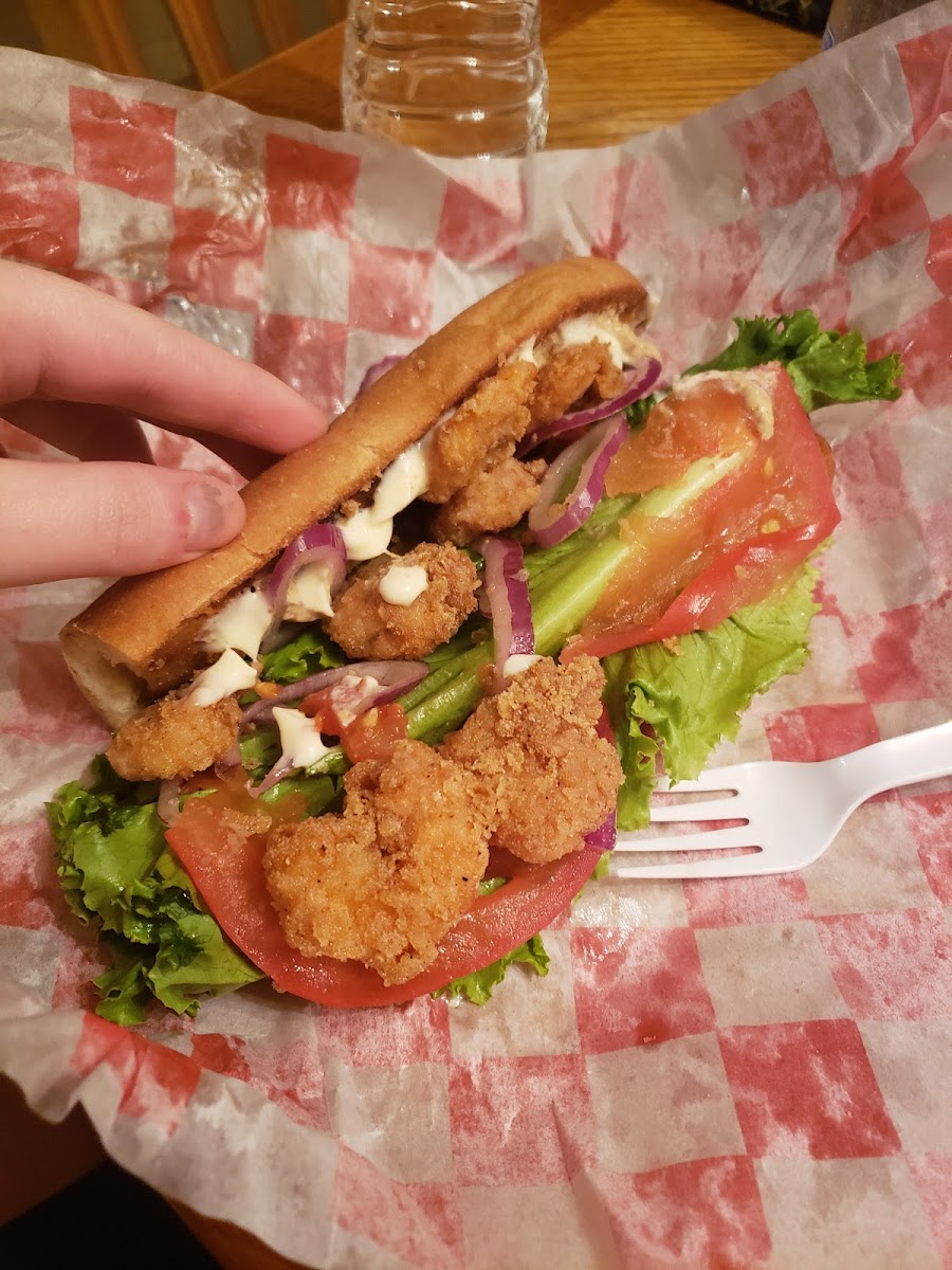 Shrimp po boy my fave!