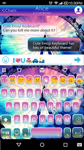 Rainbow Sky Emoji Keyboard