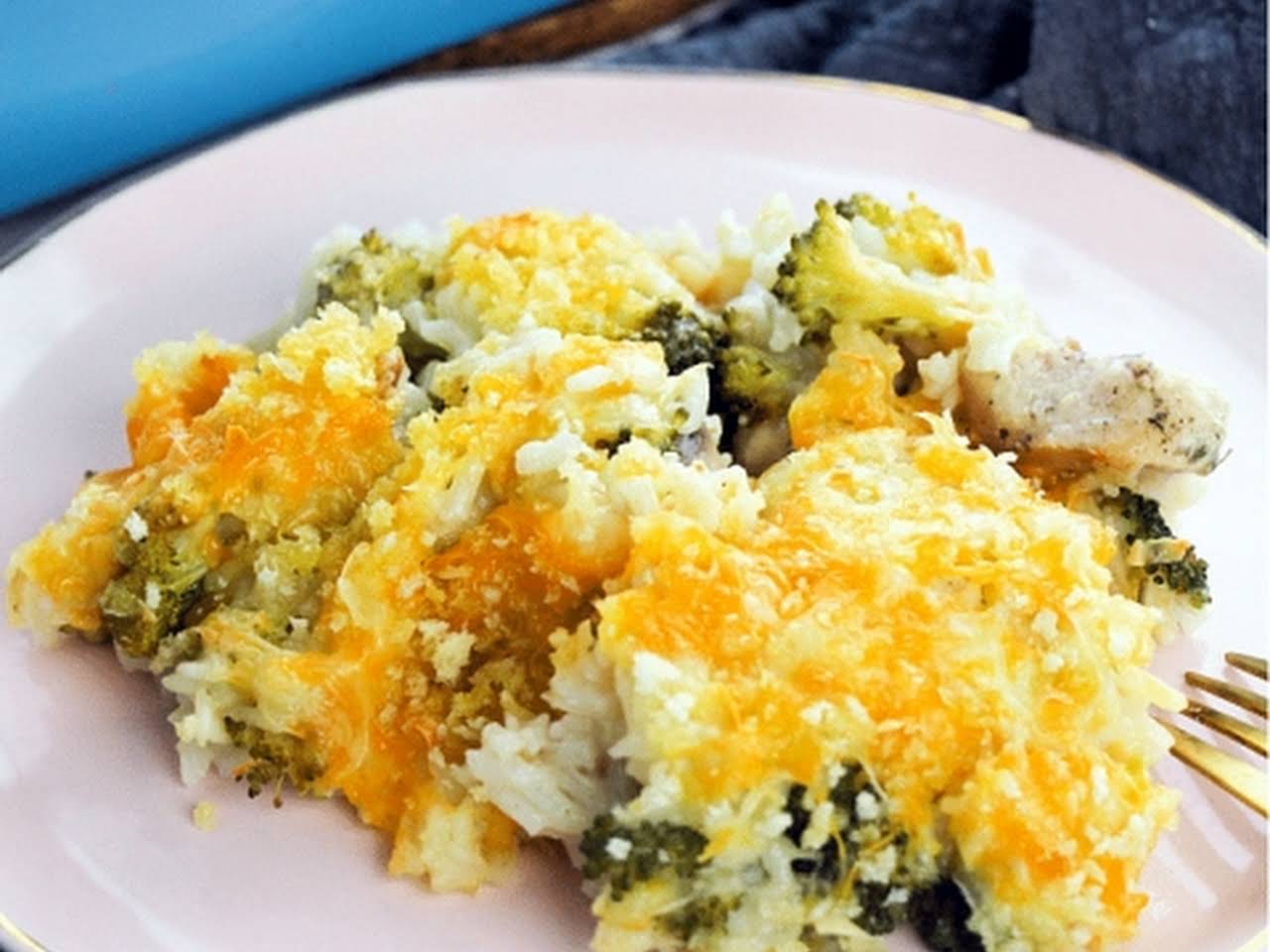 Broccoli Rice Casserole {Made from Scratch} - Spend With Pennies