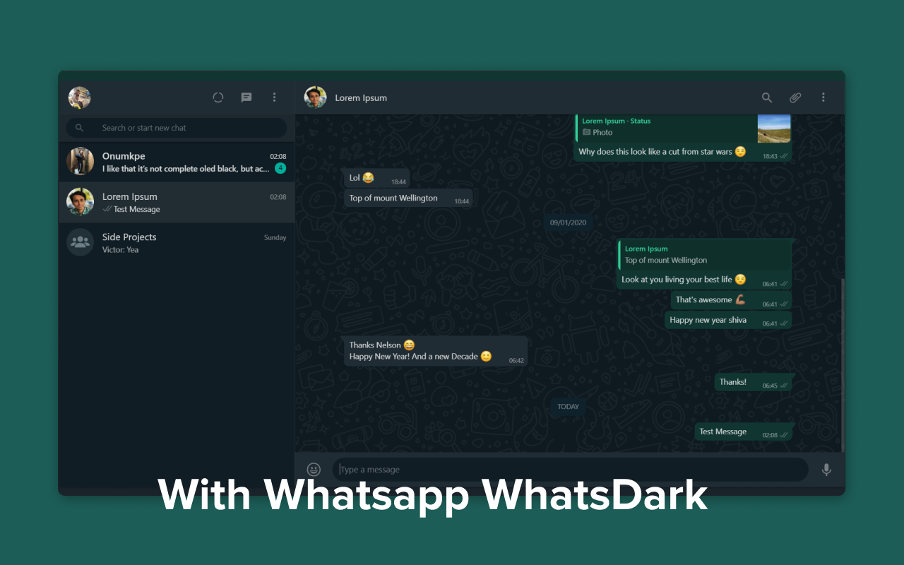 WhatsDark Preview image 3