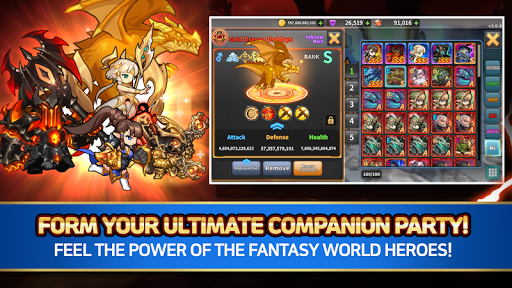 Raid the Dungeon : Idle RPG Heroes AFK or Tap Tap screenshots 16