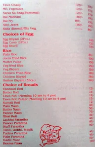 Gobind Da Dhaba menu 1