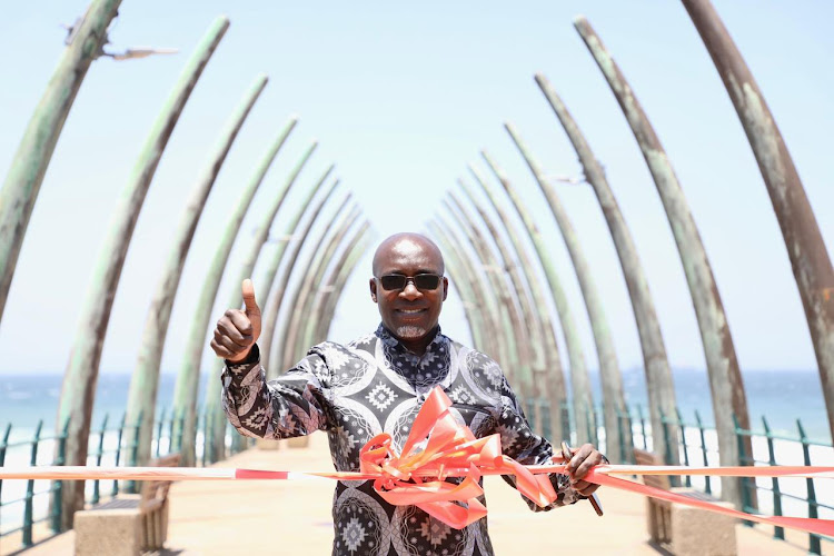 eThekwini mayor Mxolisi Kaunda reopened Umhlanga's Whalebone Pier last week.