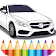 German Cars Coloring Book icon