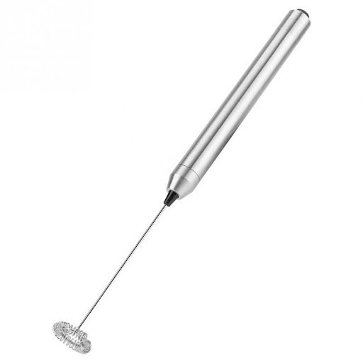 Title 5, Stainless Steel Electric Milk Frother with Brac...