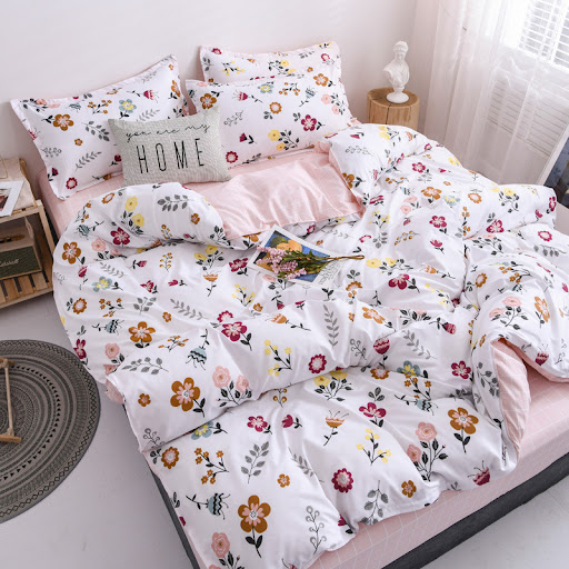 Title 7, Brushed four-piece bed sheet set for ultimate s...