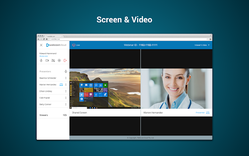 WebcastCloud Screen Share