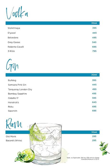 Kylin Experience menu 