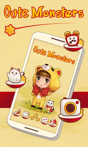 Cute Monsters GO Launcher