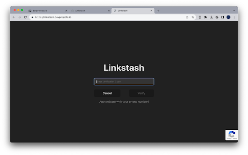 Linkstash - SMS Bookmark Manager