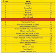 Sandwizza menu 1