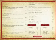 Cheeni Kum menu 1