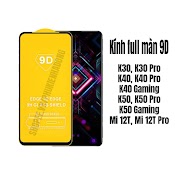 Kính Cường Lực K40 - K40 Pro - K40 Gaming - K50 - K50 Pro - K50 Gaming - Mi 12T - Mi 12T Pro, Poco F3 Full Màn Hình