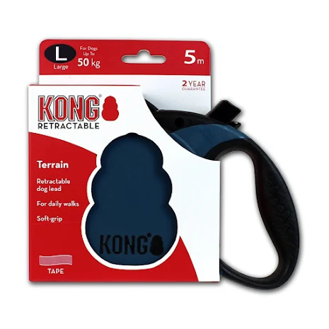 KONG Terrain Flexikoppel, L, bl, >50 kg,  lngd 5 m, 1 st