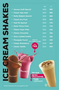 Havmor Ice Cream menu 5