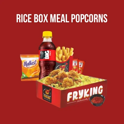 Rice Box Meal With Popcorn