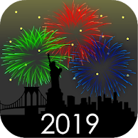 New Year 2019 Countdown Fireworks Live Wallpaper