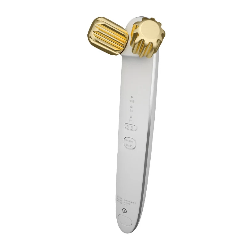 24K Gold Electronic Facial Massager for Lifting and Firming, Home Beauty Instrument, Face-lifting Artifact, Anti-Aging T