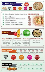 Crispy Pizza menu 2