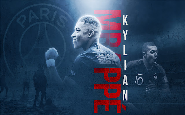 Kylian Mbappé Themes & New Tab