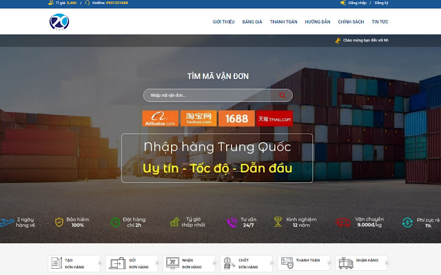 Tiện ích đặt hàng Nhập Hàng 365 chrome extension