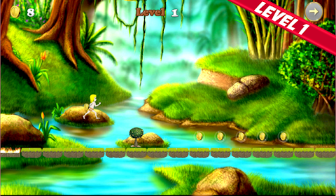 jungle Tarzan Run Gameのおすすめ画像1