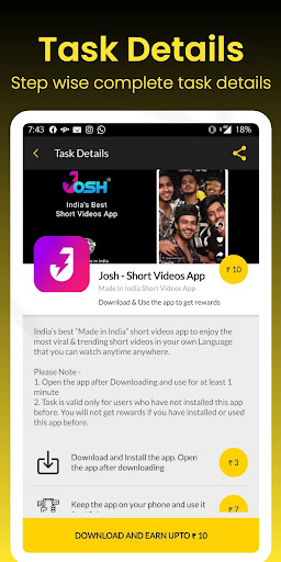 TaskHunt - Complete Tasks, Games  Earn PayTM Cash