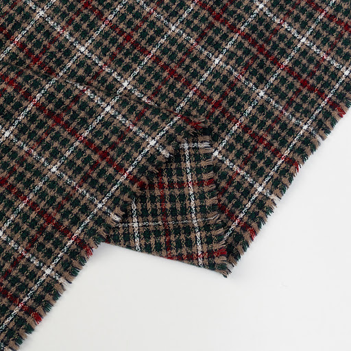Title 4, Mens and Womens Cashmere Plaid Tassel Scarf, ...