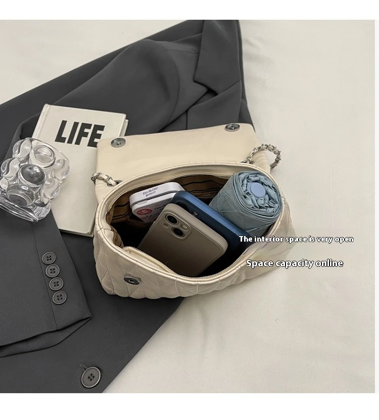 Bolso Cuadrado Pequeño de Verano Gran Capacidad Versátil y de Alta Calidad con Diseño de un Hombro Perfecto para el Verano