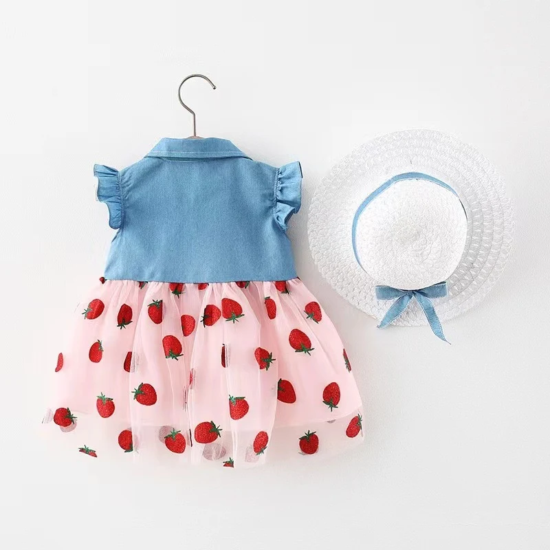 Title 13, Robe en jean Fashion Girls avec streamers pour ...