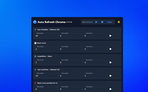 Auto Refresh Chrome