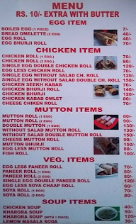 Kolkata's Roll And Roasted Chicken Corner menu 1