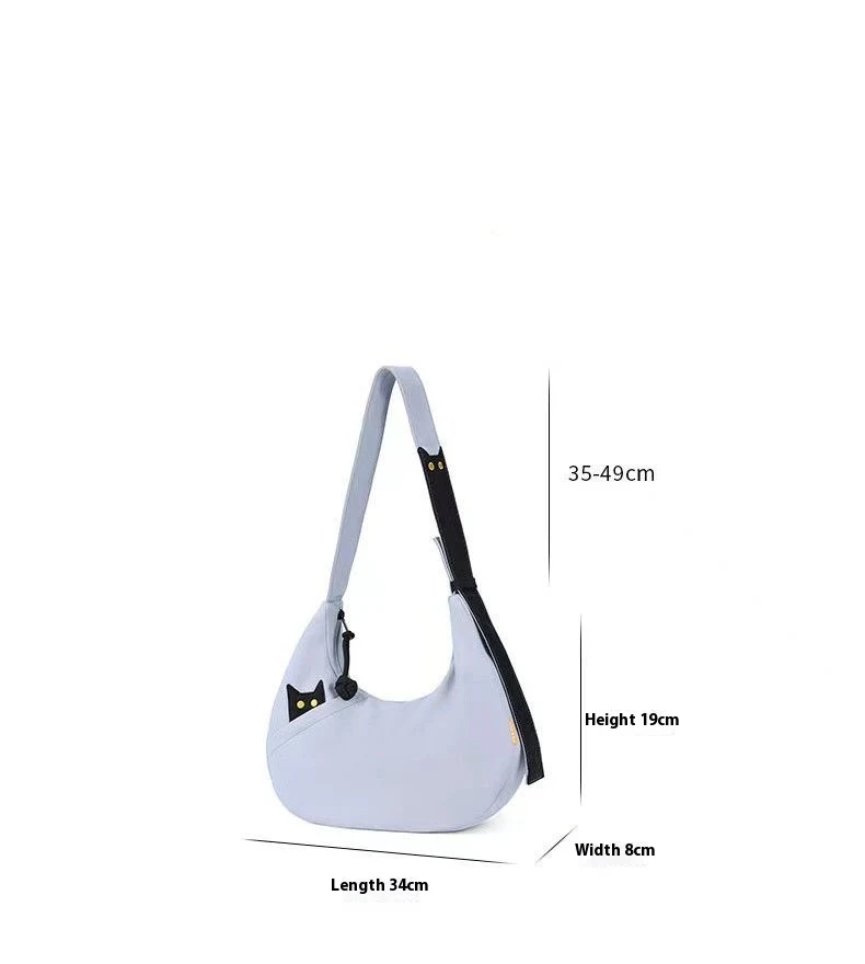 Title 8, Nieuwe One-shoulder Crossbody Tas met grote cap...