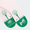 bape × adidas stan smith golf footwear white/footwear white/green