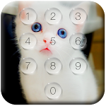 Cover Image of Herunterladen Kitty Cat Pin Lock Screen 1.5 APK