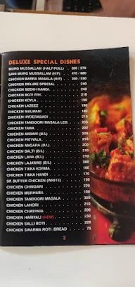 Deluxe Restaurant menu 2