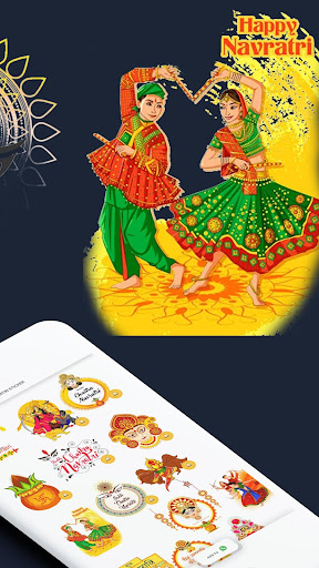 Navratri Stickers For Whatsapp  Navratri Stickers