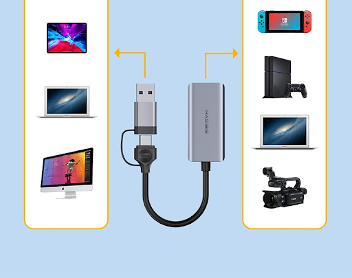 Title 20, USB 3.0 Video Capture Card NS Device. Record ga...