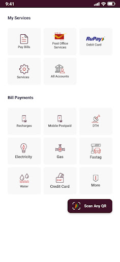 Screenshot IPPB Mobile Banking