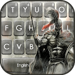 Sparta Warrior Battle Keyboard Theme Apk