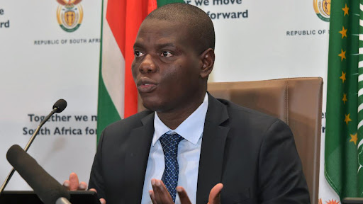 Justice and constitutional development minister Ronald Lamola.