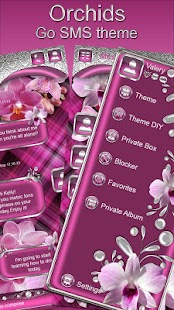 How to get Orchids Go SMS Pro Theme 1 mod apk for android