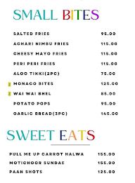 Chaiffee Cafe menu 4