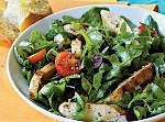 Herbed Arugula-Tomato Salad with Chicken was pinched from <a href="http://www.myrecipes.com/recipe/herbed-arugula-tomato-salad-with-chicken-10000001981730/" target="_blank">www.myrecipes.com.</a>